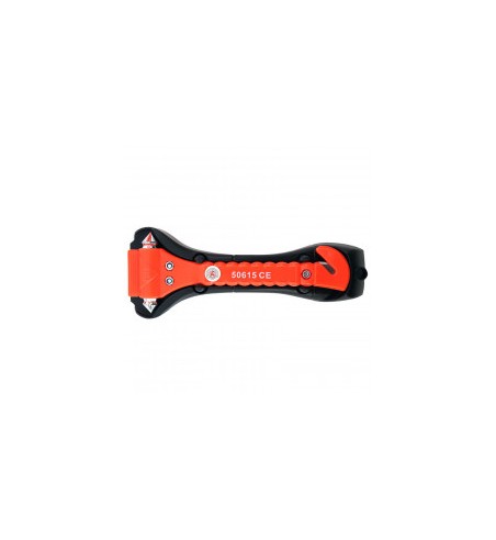 Outil Multifonction D'urgence - Brise-vitre + Coupe-ceinture - 17,5 Cm - Pour Voiture Et Sécurité Extérieure